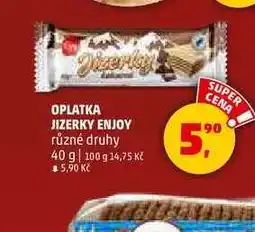 Penny Market OPLATKA JIZERKY ENJOY, 40 g nabídka