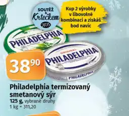 COOP TIP Philadelphia termizovaný smetanový sýr nabídka