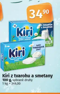 COOP TIP Kiri z tvarohu a smetany nabídka