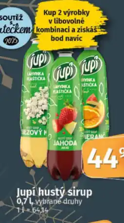 COOP TIP Jupí hustý sirup nabídka