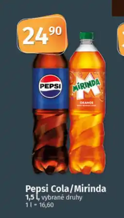 COOP TIP Pepsi Cola/Mirinda nabídka