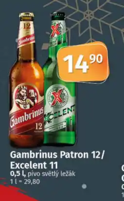 COOP TIP Gambrinus Patron 12/ Excelent 11 nabídka