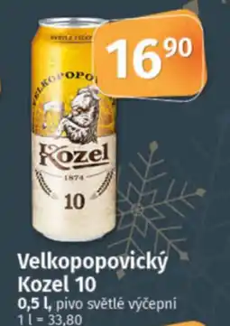 COOP TIP Velkopopovický Kozel 10 nabídka
