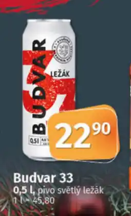 COOP TIP Budvar 33 nabídka