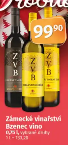 COOP TIP Zámecké vinařství Bzenec víno nabídka