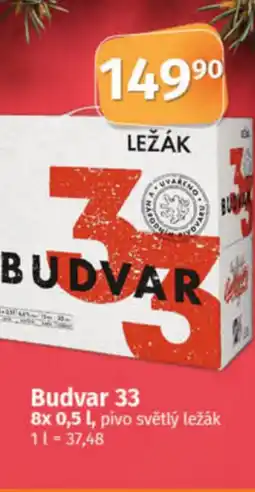 COOP TIP Budvar 33 nabídka