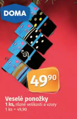 COOP TIP Veselé ponožky nabídka