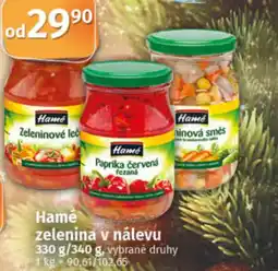 COOP TIP Hamé zelenina v nálevu nabídka