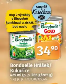 COOP TIP Bonduelle Hrášek/ Kukuřice nabídka