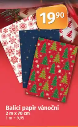 COOP TIP Balicí papír vánoční nabídka