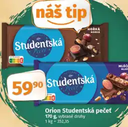 COOP TIP Orion Studentská pečeť nabídka