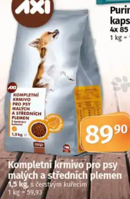 COOP TIP Kompletní krmivo pro psy malých a středních plemen nabídka
