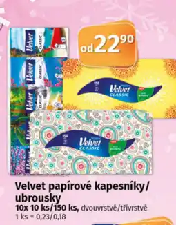 COOP TIP Velvet papírové kapesníky/ ubrousky nabídka