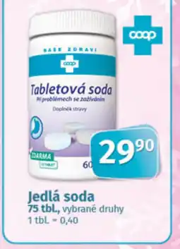 COOP TIP Coop Jedlá soda nabídka