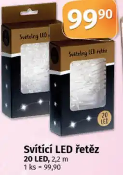 COOP TIP Svítící LED řetěz 20 LED nabídka