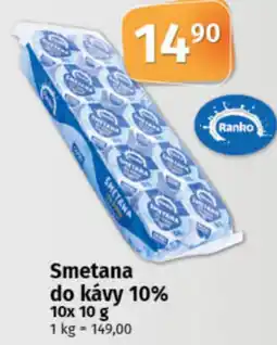 COOP TIP Ranko Smetana do kávy 10% nabídka