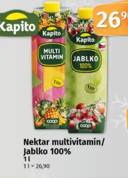 COOP TIP Kapito Nektar multivitamin/ Jablko 100% nabídka