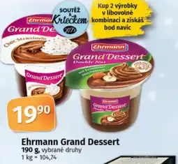 COOP TIP Ehrmann Grand Dessert nabídka