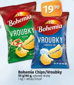 COOP TIP Bohemia Chips/Vroubky nabídka