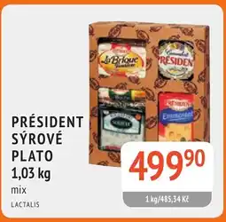 Coop hb Président Sýrové plato nabídka