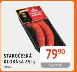 Coop hb VÁHALA Staročeská klobása nabídka