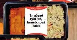 Coop hb Smažené rybí filé, bramborový salát nabídka