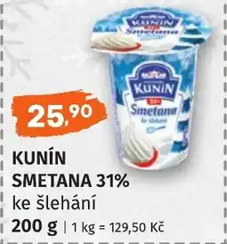 Coop hb Kunín smetana 31% nabídka