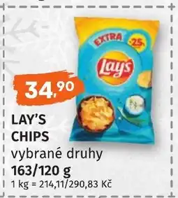 Coop hb Lay's chips nabídka