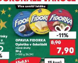 Kaufland Opavia fidorka nabídka
