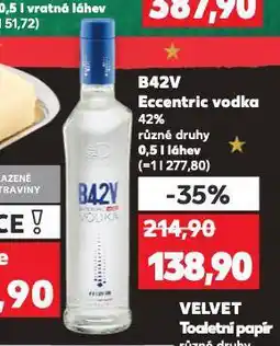 Kaufland B42v eccentric vodka nabídka