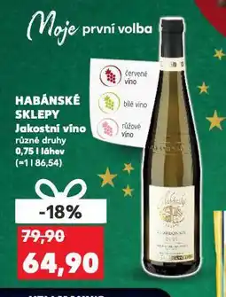 Kaufland Habánské sklepy nabídka