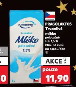 Kaufland Pragolaktos trvanlivé mléko nabídka