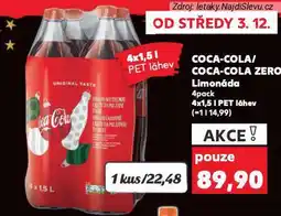 Kaufland Coca-cola zero nabídka