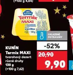 Kaufland Kunín termix nabídka