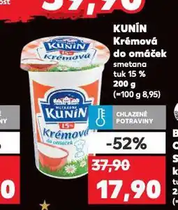 Kaufland Kunín krémová do omáček nabídka