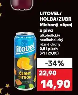 Kaufland Zubr míchaný nápoj z piva nabídka