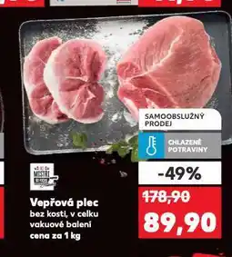 Kaufland Vepřová plec nabídka
