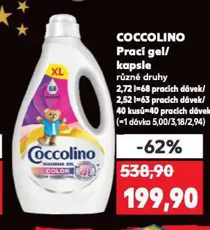 Kaufland Coccolino prací gel nabídka