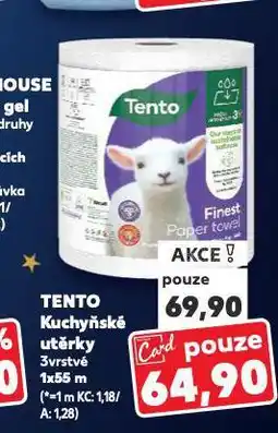 Kaufland Tento kuchyňské utěrky nabídka