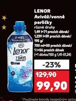 Kaufland Lenor aviváž nabídka