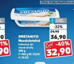 Kaufland Smetanito nabídka