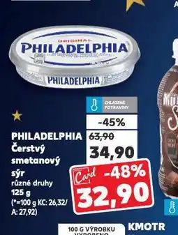 Kaufland Philadelphia smetanový sýr nabídka