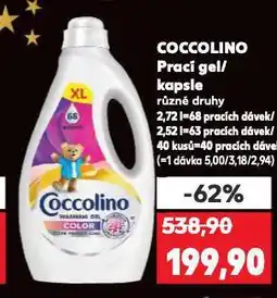 Kaufland Coccolino prací kapsle nabídka