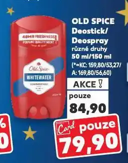 Kaufland Old spice deospray nabídka