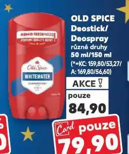 Kaufland Old spice deostick nabídka
