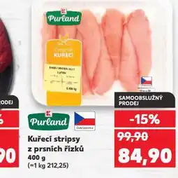 Kaufland Kuřecí stripsy z prsních řízků nabídka