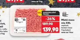 Kaufland Mleté maso mix nabídka