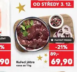 Kaufland Kuřecí játra nabídka