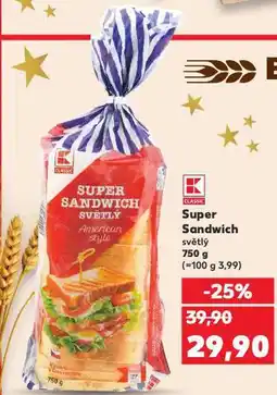 Kaufland Super sandwich nabídka
