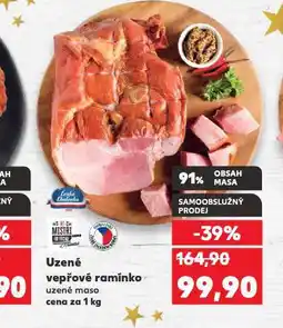 Kaufland Uzené vepřové ramínko nabídka